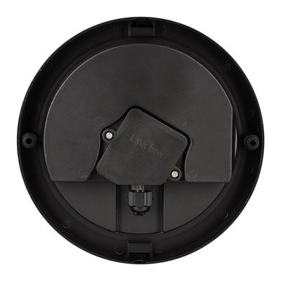 Solight LED venkovní osvětlení kulaté s mřížkou, 13W, 910lm, 4000K, IP65, 17cm, černá
