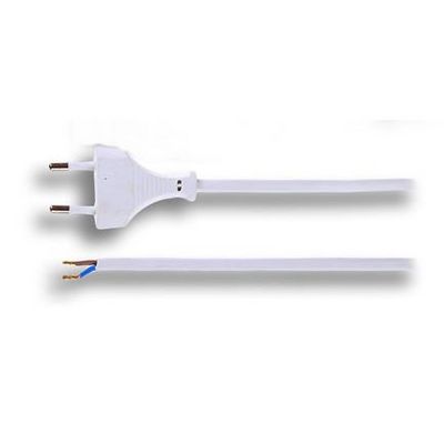 Solight flexo kabel, 2x 0,75mm2, bílá, plochá, 5m