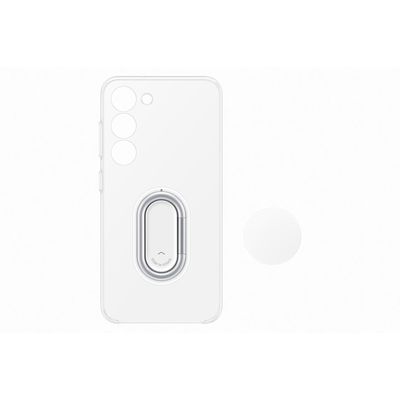 Samsung Průhledný kryt s odnímatelným úchytem na příslušenství pro Samsung Galaxy S23+ Transparent