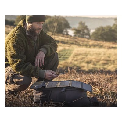 Sandberg Solar 4-Panel Powerbank 25000 mAh, solární nabíječka, černá