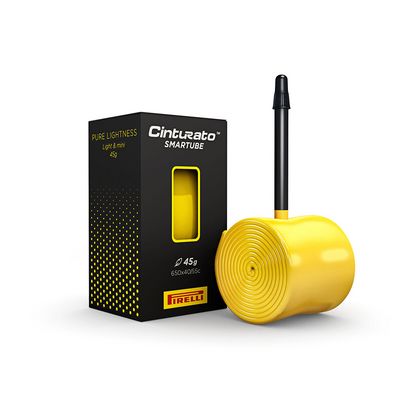 Duše Pirelli Cinturato SmarTUBE, 40/50-584, Presta 60mm, Yellow w/ black valve
