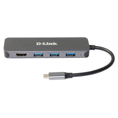 D-Link 5-in-1 USB-C Hub with HDMI/Power Delivery (DUB-2333)