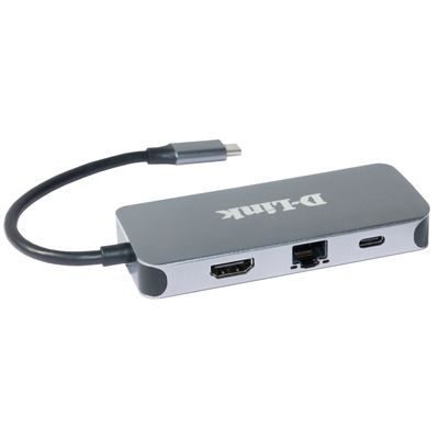 D-Link 6-in-1 USB-C Hub with HDMI/Gigbait Ethernet/Power Delivery (DUB-2335)