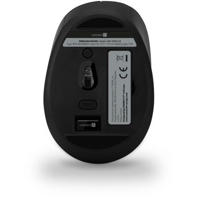 CONNECT IT Combo bezdrátová černá klávesnice + myš, CZ + SK layout
