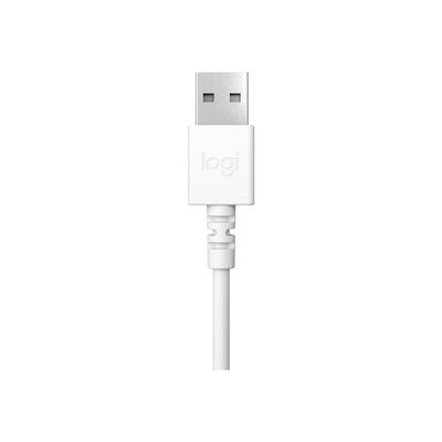 Logitech H390 USB Computer Headset, Off-White