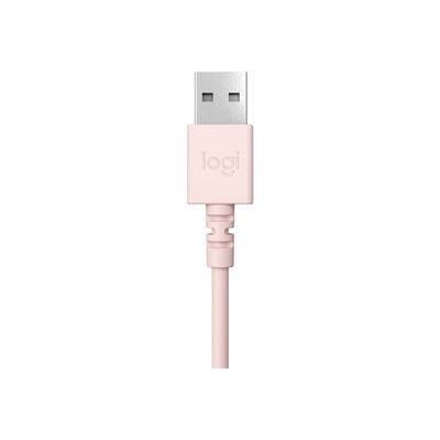 Logitech H390 USB Computer Headset, Rose