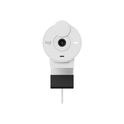 Logitech BRIO 300, Full HD webcam, off-white