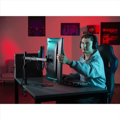 Hama stolní držák pro dva monitory 32 Standard, 2 ramena