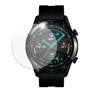 Ochranné tvrzené sklo FIXED pro smartwatch Huawei Watch GT 2 (46 mm), 2 ks v balení, čiré