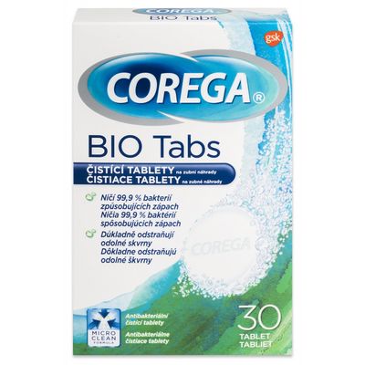 Corega čistící tablety 30ks antibakteriální