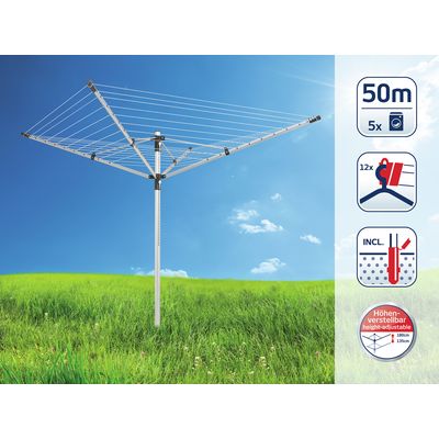 Leifheit 85360 Venkovní sušák na prádlo LinoPush 500