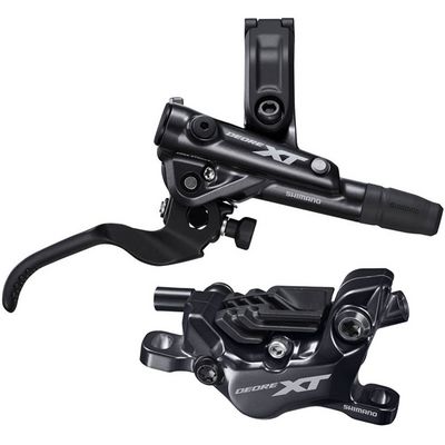 Brzdový set SHIMANO XT BR-M8120, páka BL-8100 zadní třmen BR-M8120 polymer + chladič - set pravá