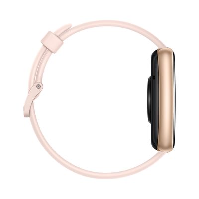 Huawei Watch Fit 2 Active Gold + Sakura Pink Silicone Strap