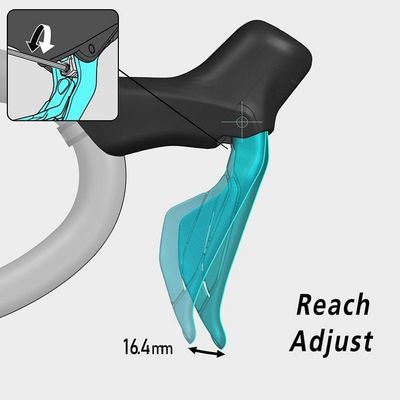 Řadící a brzdová páka SHIMANO 105 Di2 ST-R7170 12rychl. pravá