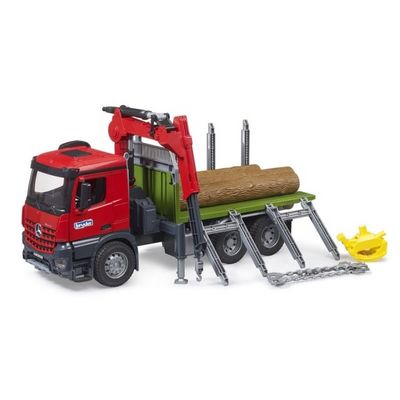 Bruder Přepravník na dřevo s hydraulickou rukou MB Arocs