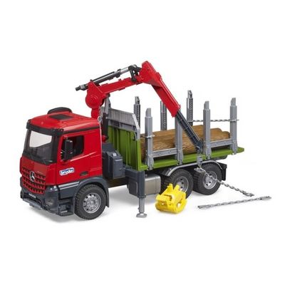 Bruder Přepravník na dřevo s hydraulickou rukou MB Arocs