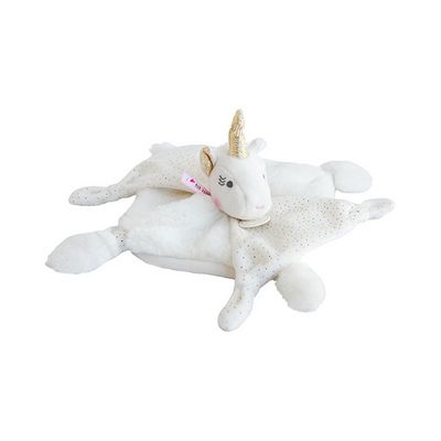 Doudou Dárková sada - plyšový muchláček jednorožec  22 cm