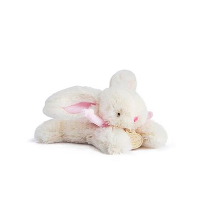 Doudou Dárková sada - Plyšový králíček růžový 16 cm
