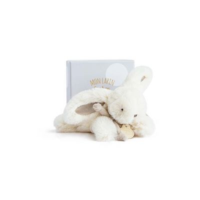 Doudou Dárková sada - Plyšový králíček béžový 16 cm