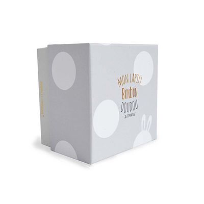 Doudou Dárková sada - Plyšový králíček béžový 16 cm