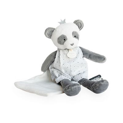 Doudou Dárková - plyšová panda s dečkou 28 cm