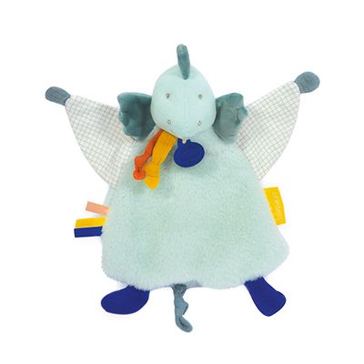 Doudou Dárková sada - Plyšový muchláček dinosaurus zelený 25 cm