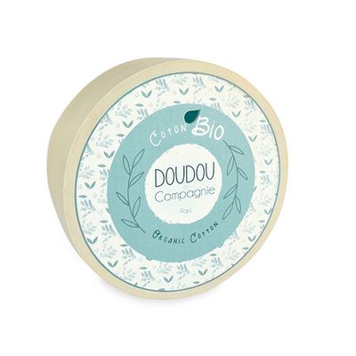 Doudou Dárková sada -  Plyšová myška s dečkou z  BIO bavlny 22 cm