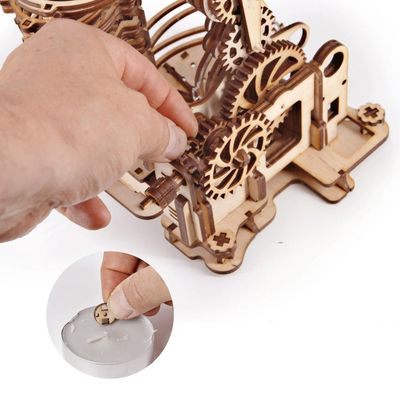 iDventure 3D dřevěná skládačka Kuličková dráha Drak