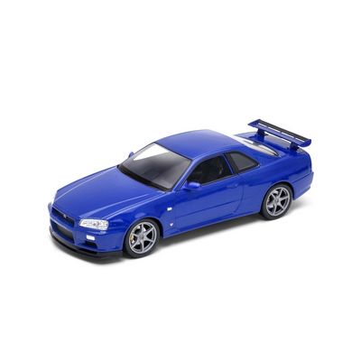 Welly Nissan Skyline GT-R -  modré 1:24