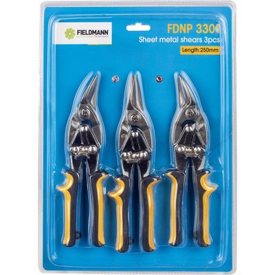 Fieldmann FDNP 3301 Nůžky na plech 3ks