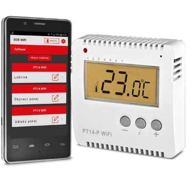 ELEKTROBOCK programovatelný Wi-Fi termostat PT14-P WiFi