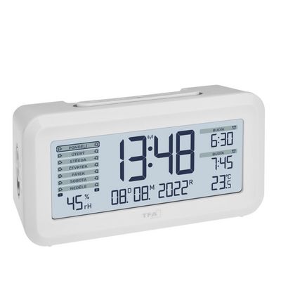 TFA60.2562.02 BOXX2- Rádiem řízený digitální budík s automatickým podsvícením