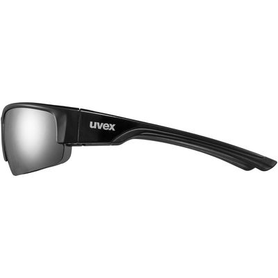 Sluneční brýle UVEX SPORTSTYLE 215 BLACK / LTM.SILVER