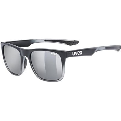 Sluneční brýle UVEX LGL 42 BLACK TRANSPARENT/MIR.SILVER