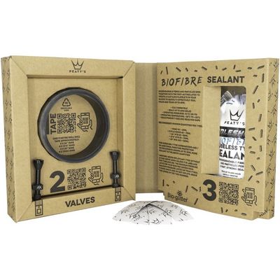 Bezdušový set PEATYS HOLESHOT TUBELESS CONVERSION KIT 25 MM (XC and TRAIL)