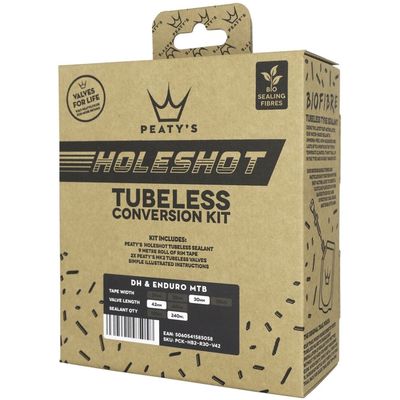 Bezdušový set PEATYS HOLESHOT TUBELESS CONVERSION KIT 30 MM (Enduro/DH)