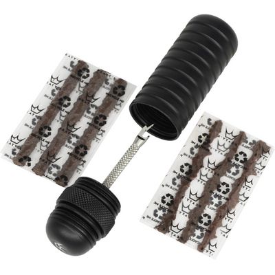 PEATYS HOLESHOT TUBELESS PUNCTURE PLUGGER KIT - BLACK (PPR-TPP-BLK-12)