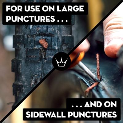 PEATYS HOLESHOT TUBELESS PUNCTURE PLUGGER KIT - BLACK (PPR-TPP-BLK-12)
