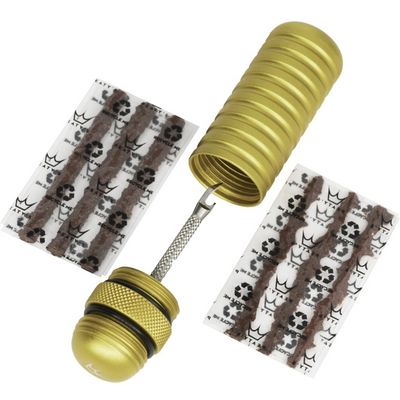 PEATYS HOLESHOT TUBELESS PUNCTURE PLUGGER KIT - GOLD (PPR-TPP-GLD-12)