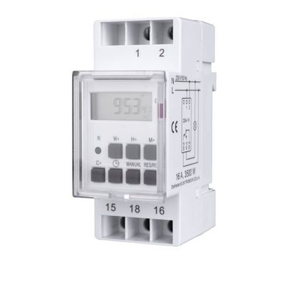 ELEKTROBOCK časový spínač na DIN lištu CS4-16