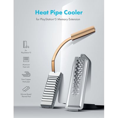 Graugear M.2 NVMe SSD Heatpipe Chladič Heatpipe s krytem pro PlayStation 5