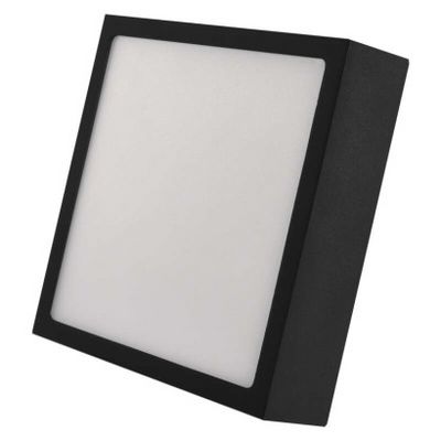 LED přisazené svítidlo NEXXO, čtvercové, černé, 12,5W, se změnou CCT