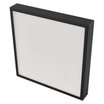 LED přisazené svítidlo NEXXO, čtvercové, černé, 28,5W, se změnou CCT