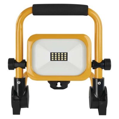 LED reflektor ACCO nabíjecí přenosný, 10W, žlutý, studená bílá