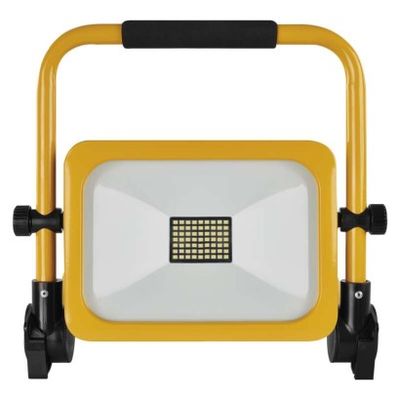LED reflektor ACCO nabíjecí přenosný, 30W, žlutý, studená bílá