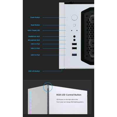 Zalman S5 White