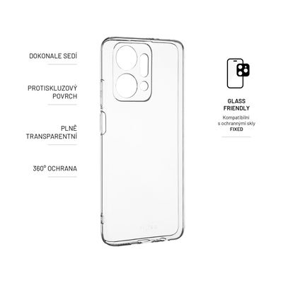 TPU gelové pouzdro FIXED pro Honor X7a, čiré