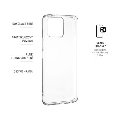 TPU gelové pouzdro FIXED pro Honor X8, čiré