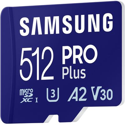 Samsung microSDXC 512GB PRO Plus + SD adaptér