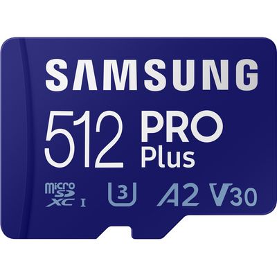 Samsung microSDXC 512GB PRO Plus + USB adaptér